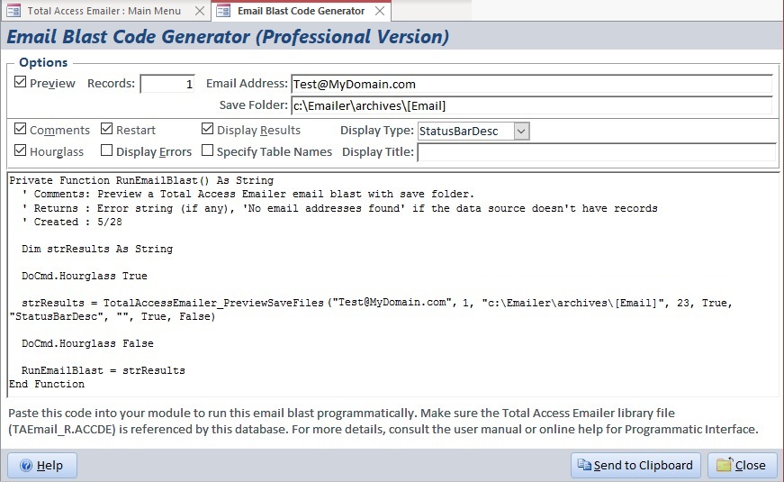 ms access string functions