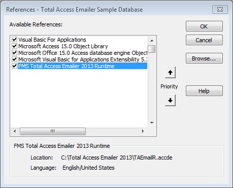 use ms access runtime 2013