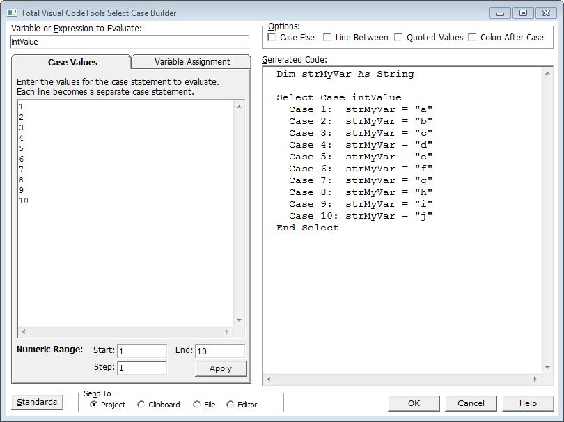 Select Case Vba Access 2003