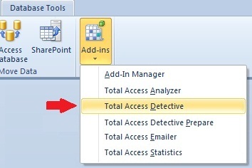 Microsoft Access Add-in for Difference Detector