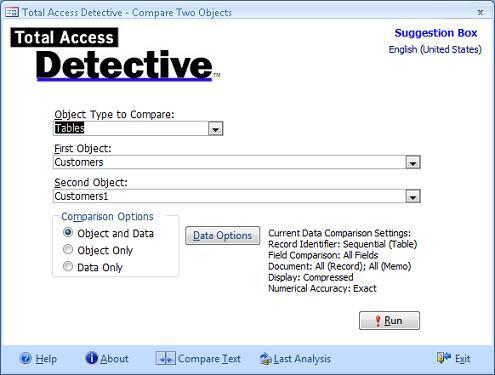 Compare Any Two Objects in Your Microsoft Access Database for Differences