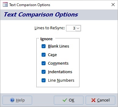 Options for Comparing Microsoft Access Module Text