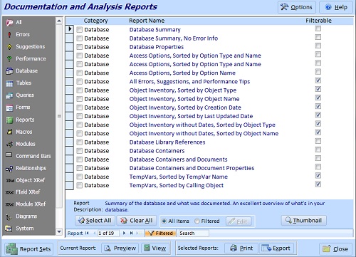 Example of microsoft access report sum