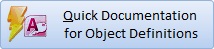 Quick Microsoft Access Database object documentation