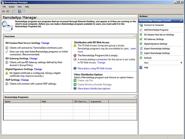 Activate Terminal Server Licensing 2003