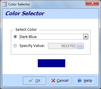 Color Selector