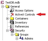 Documentation of ActiveX Controls in Microsoft Access