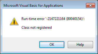 Run time error 48 error in loading dll как исправить