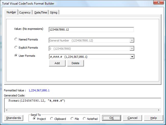 Format Builder for Numbers in Total Visual CodeTools for VB6 and VBA/Office