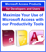 Microsoft Access Products, Add-ins, and Utilities