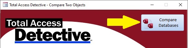 New Compare Database button on the Total Access Detective Add-in form