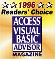 1996 Readers Choice Award