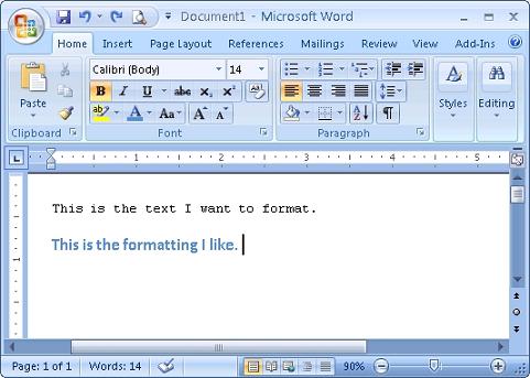 Copy font, paragraph, control, object, and cell formatting using the Office  Format painter