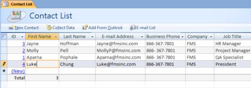 microsoft access database architecture