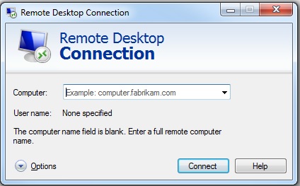 microsoft remote desktop connection session name
