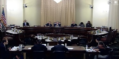 House Homeland Security Committee with Luke Chung seated on the Witness Panel